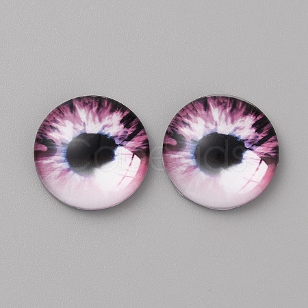Glass Cabochons GLAA-WH0033-75F-09-1