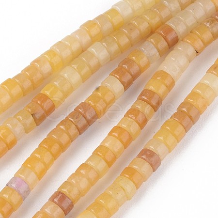 Natural Topaz Jade Beads Strands G-L528-07-1