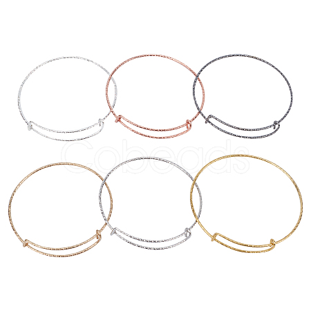 Adjustable Iron Bangle Making BJEW-CA0001-01-1