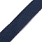 Flat Polyester Cord/Band, Webbing Garment Sewing Accessories, Midnight Blue, 25mm, about 5yard/roll