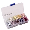 10 Colors 6mm Tiny Satin Luster Glass Pearl Round Beads Assortment Mix Lot for Jewelry Making Multicolor HY-PH0004-6mm-01-B-2