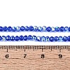 AB Color Plated Transparent Glass Rondelle Beads Strands EGLA-T029-2mm-10P-4