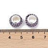 Alloy Rhinestone Clay Pave Beads ALRI-D300-03S-02-3