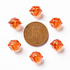 Transparent Acrylic Beads TACR-S154-15B-84-3