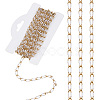 Stainless Steel Enamel Curb Chains CHS-WH0009-07G-01-1