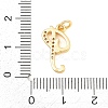 Brass Micro Pave Clear Cubic Zirconia Pendants CU-CBA7939-01P-G-3