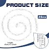 11.25M Brass Paperclip Chains CHC-BC0001-27S-2