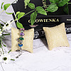 Kraft Hemp Pillow Holder for Jewelry Bracelet & Watch Displays BDIS-WH0002-01-5