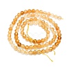 Heated Natural Citrine Beads Strands G-P457-A03-22-3