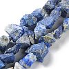 Raw Rough Natural Lapis Lazuli Beads Strands G-B065-C03-1