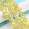 Electroplated Natural Quartz Beads Strands G-M412-01A-5