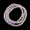 Electroplate Glass Beads Strands X-EGLA-D031-01-01-3