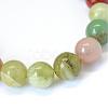 Natural Mixed Stone Round Bead Strands G-E334-8mm-23-2