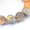 Natural Crazy Lace Agate Round Bead Strands G-E334-6mm-20-3