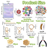 DIY Keychain Making Kits DIY-OC0014-85-2