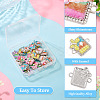 24Pcs 6 Colors Alloy Enamel Connector Charms FIND-TA0009-52-5