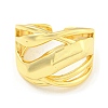 Rack Plating Brass Hollow Open Cuff Rings RJEW-Q784-01G-2
