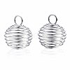 Iron Wire Pendants IFIN-R231-25mm-P-1