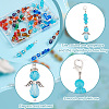 Glass Pendant Decorations HJEW-GO00026-3