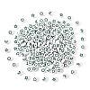 White Opaque Acrylic Beads MACR-YW0001-19C-1