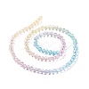 Transparent Glass Beads Strands X-GLAA-E036-07A-4