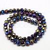 Electroplate Glass Beads Strands EGLA-J042-8mm-AB01-2