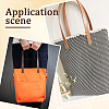 8 Bags 3 Colors PU Leather Bag Handles FIND-CL0001-08-4