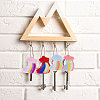 5Pcs 5 Colors Handmade Felt Needle Felting Rainbow Star Ornaments DIY-CA0006-54-4