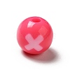 Two Tone Opaque Acrylic Beads SACR-K003-02A-1