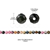 Natural Multicolor Tourmaline Beads Strands G-YW0001-18-4