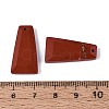 Natural Red Jasper Pendants G-Q601-10D-3