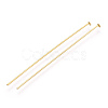 Brass Flat Head Pins KK-G331-11-0.7x55-4