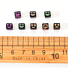Craft Black Acrylic Beads MACR-YW0001-11-6