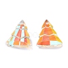 Glass Rhinestone Pendants RGLA-O002-A01-001PS-4