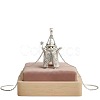 Vintage Alloy Witch Cat Shape Pendant Necklaces for Women WG460F3-01-2