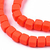 Handmade Polymer Clay Beads Strands CLAY-S092-78I-3