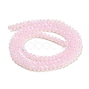 Baking Paint Transparent Glass Beads Strands DGLA-A034-J2mm-B04-3