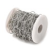 304 Stainless Steel Oval Link Chains CHS-C018-01B-P-2