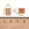 Alloy Enamel Pendants FIND-H020-01B-G-3