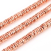 Electroplated Non-magnetic Synthetic Hematite Beads Strands G-F682-09-RG-1