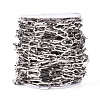Tarnish Resistant 304 Stainless Steel Paperclip Chains CHS-L022-05P-3