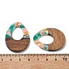Resin and Walnut Pendants FIND-R051-10D-3