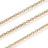 3.28 Feet PVD Vacuum Plating 316 Stainless Steel Cable Chains X-CHS-H020-12G-10M-1