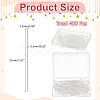 400Pcs rass Flat Head Pins KK-ME0004-83-2
