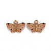 Alloy Enamel Pendants ENAM-N055-014C-NR-2