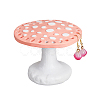 Mushroom 26-Hole Resin Earring Display Stands EDIS-WH0012-31B-1