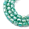 Electroplate Glass Beads Strands EGLA-K015-08G-3