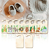 Wood Baby Closet Size Dividers AJEW-WH0353-002-3