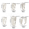 304 Stainless Steel Snap On Bails STAS-FH0001-16-2
