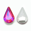 Pointed Back Glass Rhinestone Cabochons RGLA-T014-8x13mm-03-2